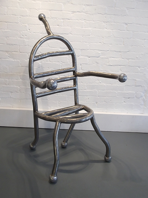 Chair of Reflection exhibited at Williams Art Cambridge