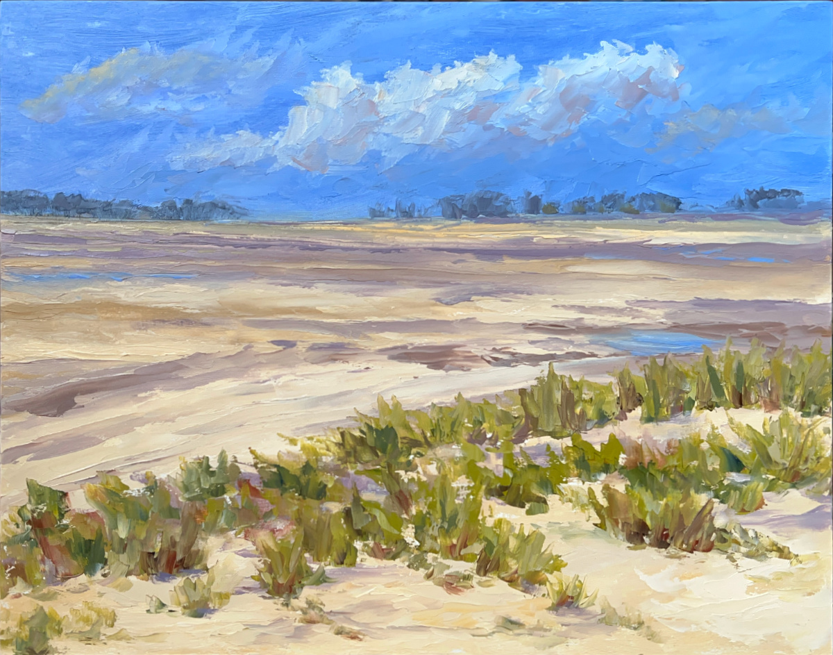 Suffolk Coast oil painting