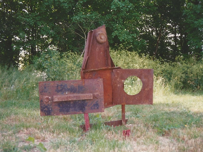 Metal Bird - Exhibited at Chilford Hall