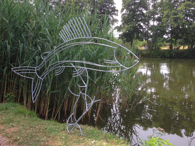 Grayling sculpture for sale