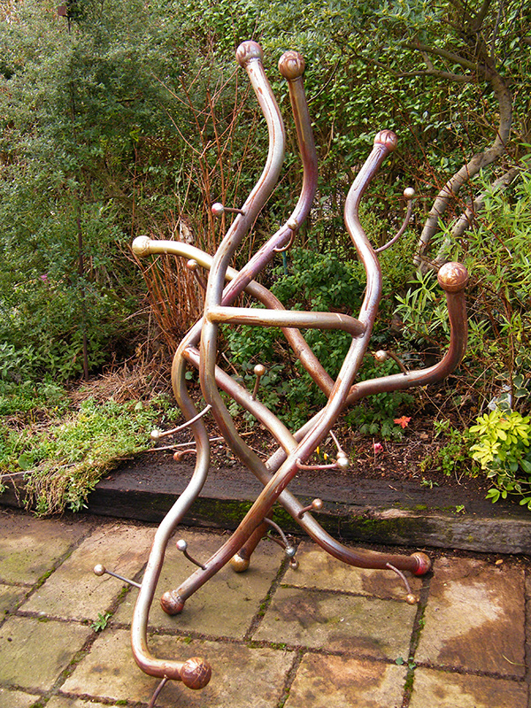 Immutatus metal sculpture - upcycled