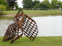 Welded metal sculpture